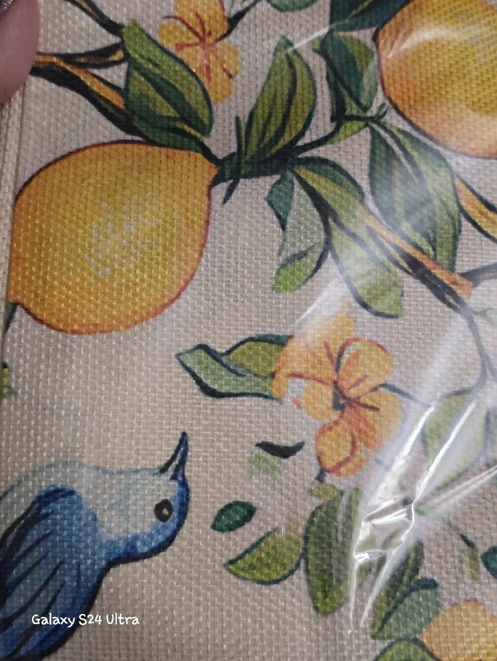 Lemon 🍋 Decor 5pc Set: 1 Table Runner & 4 Placemats NEW